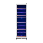 Forno Avellino 24-Inch Dual Zone Wine Cooler, 16 cu.ft, Adjustable Temperature Zones, Stainless Steel - BonPrix Électroménagers