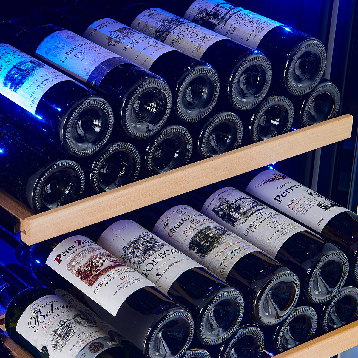 Forno Avellino 24-Inch Dual Zone Wine Cooler, 16 cu.ft, Adjustable Temperature Zones, Stainless Steel - BonPrix Électroménagers