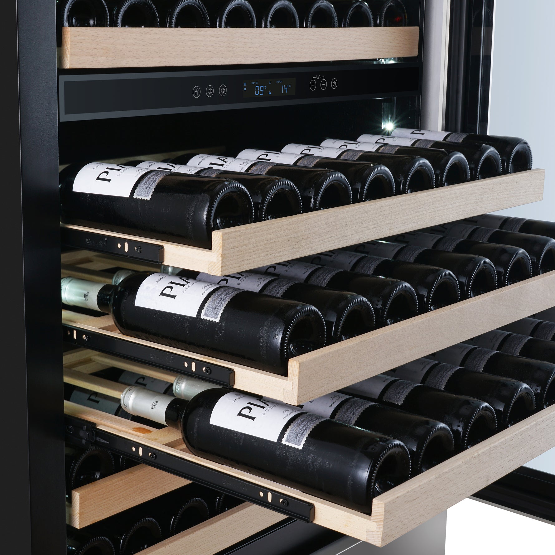Forno Celano 30-Inch Dual Zone Wine Cooler and Beverage Cooler, 21.3 cu.ft, Stainless Steel - BonPrix Électroménagers