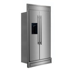 Forno Salerno 40-Inch Built-In Stainless Steel Refrigerator, 20 cu.ft, Modern Decorative Grill, ENERGY STAR Certified - BonPrix Électroménagers