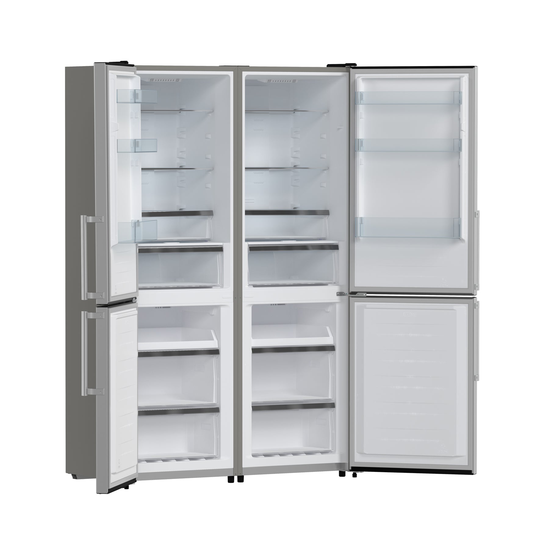Forno Guardia 46.8-Inch Double Bottom Freezer Refrigerators, Total Capacity 21.6 cu.ft, ENERGY STAR Certified - BonPrix Électroménagers