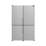 Forno Guardia 46.8-Inch Double Bottom Freezer Refrigerators, Total Capacity 21.6 cu.ft, ENERGY STAR Certified - BonPrix Électroménagers