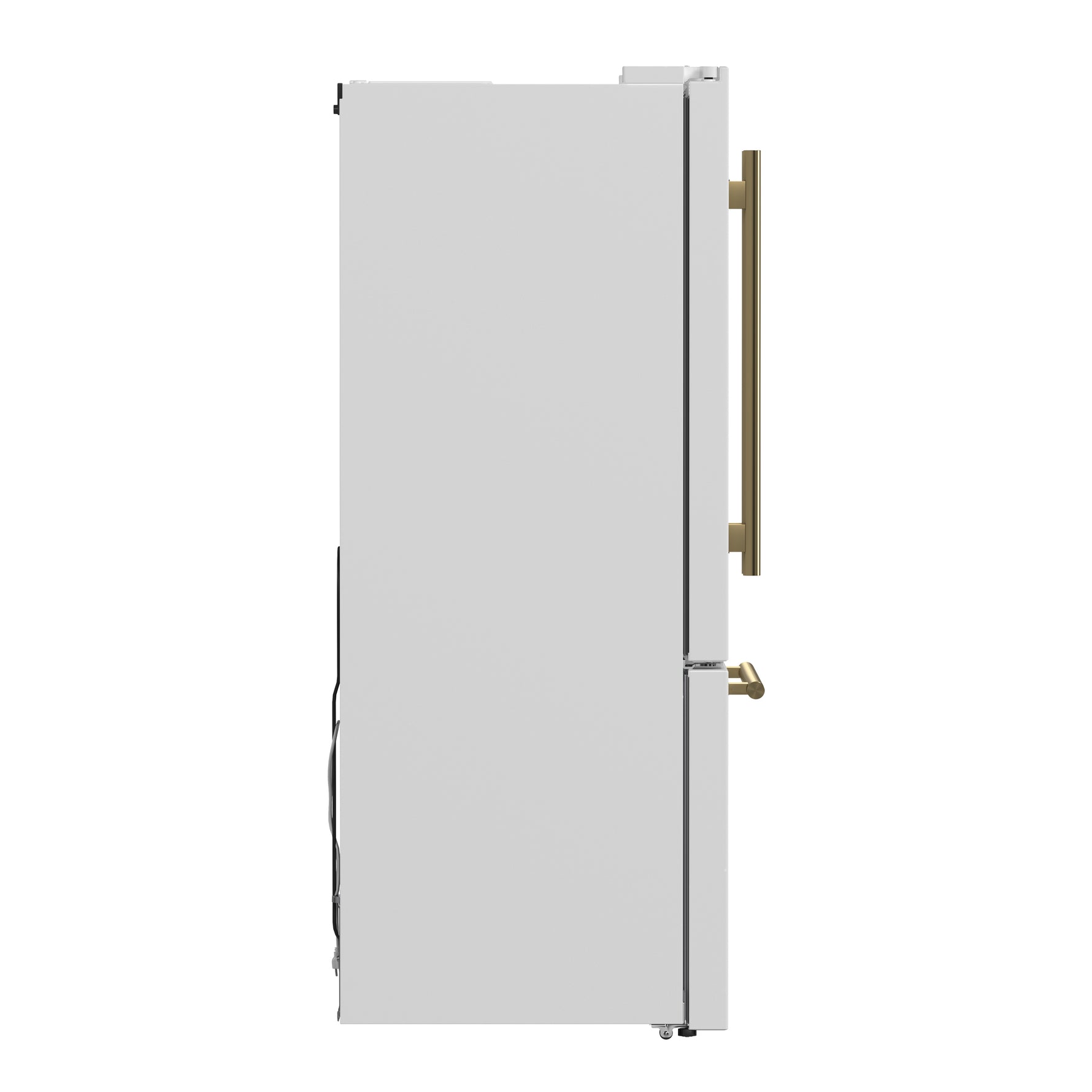 Forno Gallipoli Espresso 30-Inch White French Door Refrigerator, Bottom Freezer, 17.5 Cu. Ft., No Frost, Ice Maker - BonPrix Électroménagers