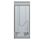 Forno Salerno 37-Inch Built-In Stainless Steel Refrigerator, 15.6 cu.ft, Decorative Grill, ENERGY STAR Certified - BonPrix Électroménagers