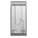 Forno Moena 40-Inch French Door Refrigerator, Stainless Steel, 19.2 cu.ft, Modern Decorative Grill, ENERGY STAR Certified - BonPrix Électroménagers