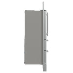 Forno Moena 40-Inch French Door Refrigerator, Stainless Steel, 19.2 cu.ft, Modern Decorative Grill, ENERGY STAR Certified - BonPrix Électroménagers