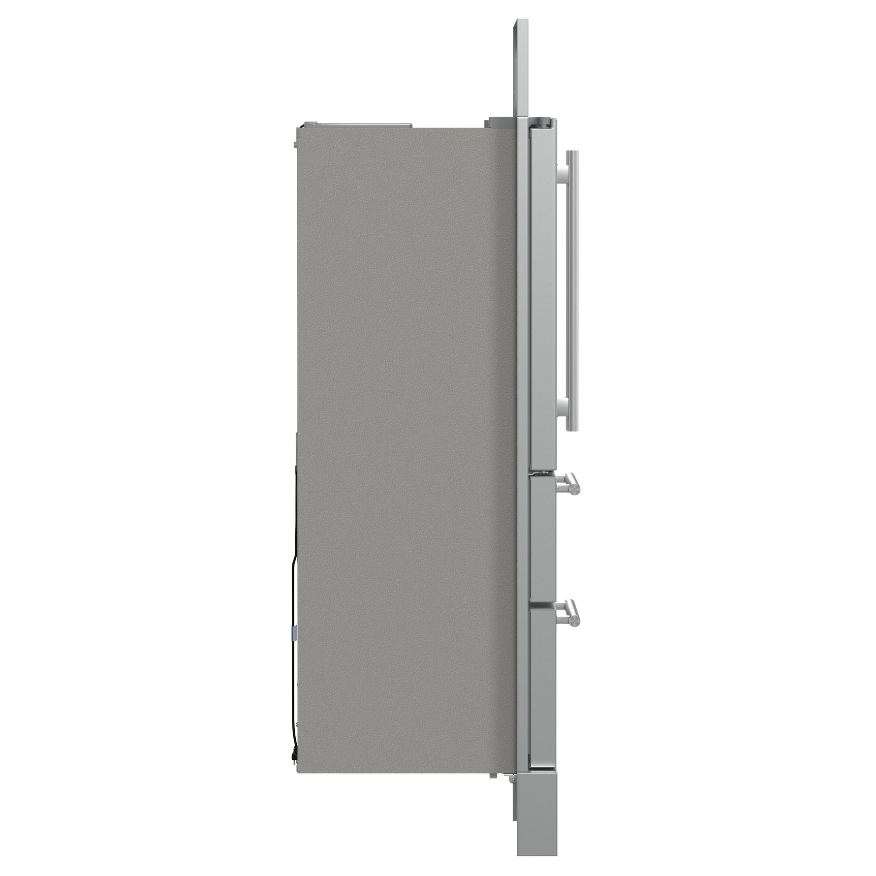 Forno Moena 40-Inch French Door Refrigerator, Stainless Steel, 19.2 cu.ft, Modern Decorative Grill, ENERGY STAR Certified - BonPrix Électroménagers