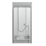 Forno Moena 40-Inch French Door Refrigerator, Stainless Steel, 19.2 cu.ft, Decorative Grill, ENERGY STAR Certified - BonPrix Électroménagers
