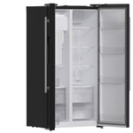 Forno Salerno Espresso 36-Inch Black Side-by-Side Refrigerator, 20 Cu. Ft., Frost-Free, Ice & Water Dispenser, ENERGY STAR Certified - BonPrix Électroménagers