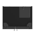 Forno Salerno Espresso 36-Inch Black Side-by-Side Refrigerator, 20 Cu. Ft., Frost-Free, Ice & Water Dispenser, ENERGY STAR Certified - BonPrix Électroménagers