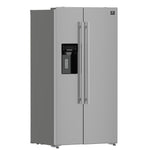Forno Salerno 36-Inch Side-by-Side Stainless Steel Refrigerator, 20 cu.ft, ENERGY STAR Certified - BonPrix Électroménagers