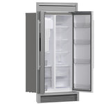 Forno Salerno 40-Inch Built-In Stainless Steel Refrigerator, 20 cu.ft, Decorative Grill, ENERGY STAR Certified - BonPrix Électroménagers