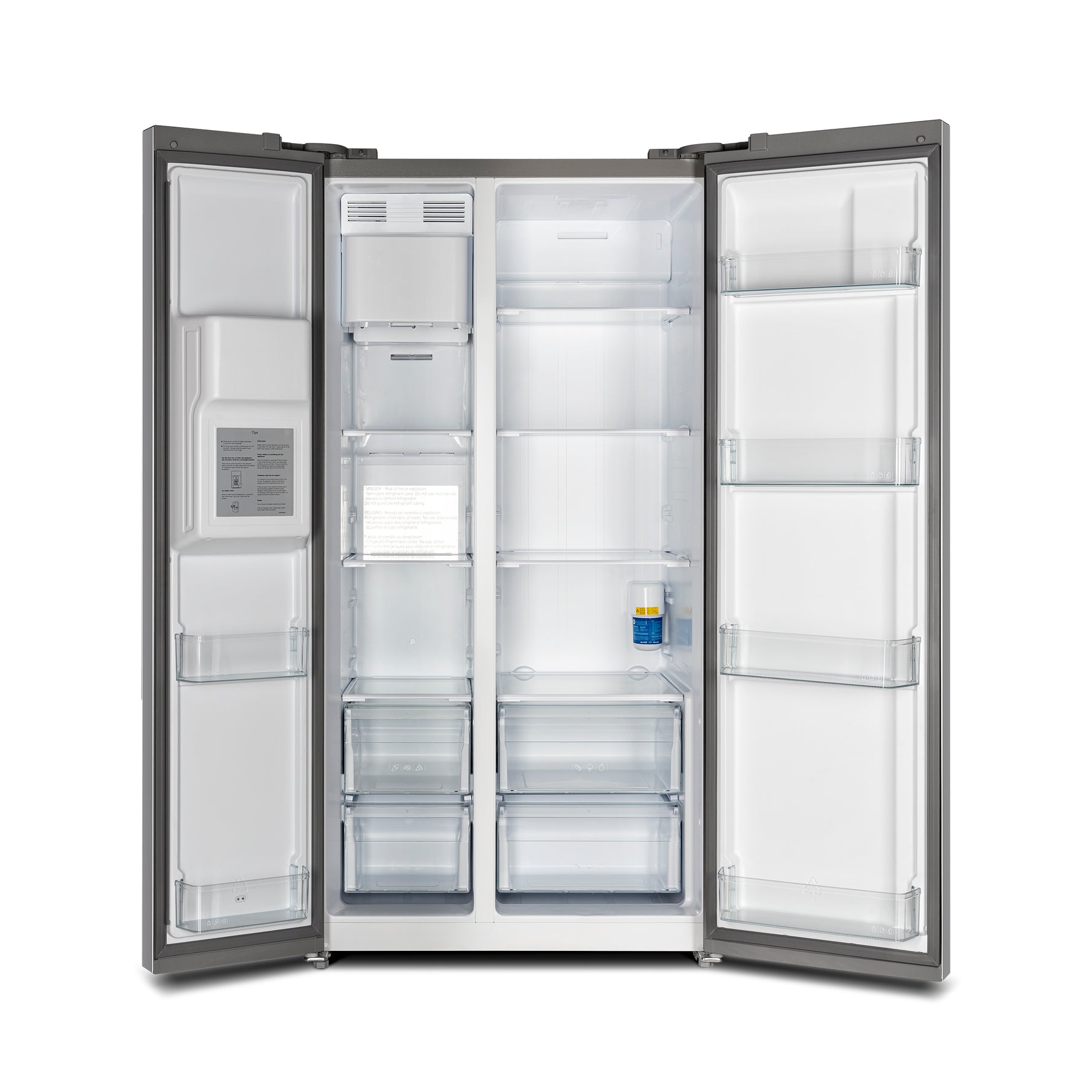 Forno Salerno 40-Inch Built-In Stainless Steel Refrigerator, 20 cu.ft, Decorative Grill, ENERGY STAR Certified - BonPrix Électroménagers