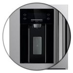 Forno Salerno 40-Inch Built-In Stainless Steel Refrigerator, 20 cu.ft, Decorative Grill, ENERGY STAR Certified - BonPrix Électroménagers