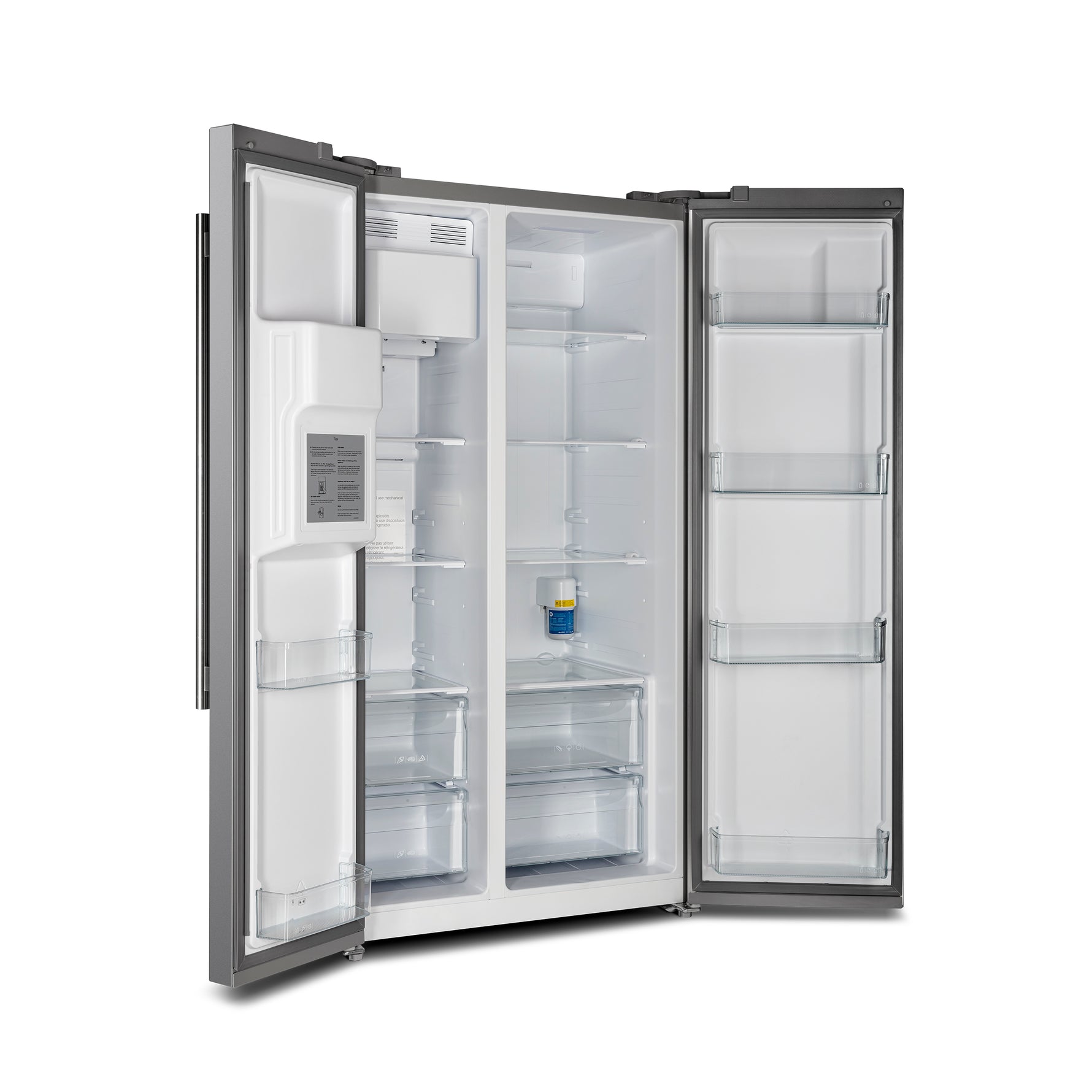 Forno Salerno 40-Inch Built-In Stainless Steel Refrigerator, 20 cu.ft, Decorative Grill, ENERGY STAR Certified - BonPrix Électroménagers