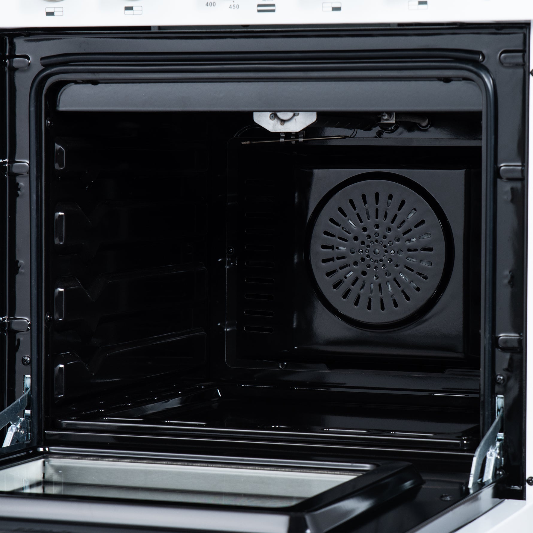 Forno Breno 24 Inch Freestanding Gas Range in White with Antique Brass, Compact Design - BonPrix Électroménagers