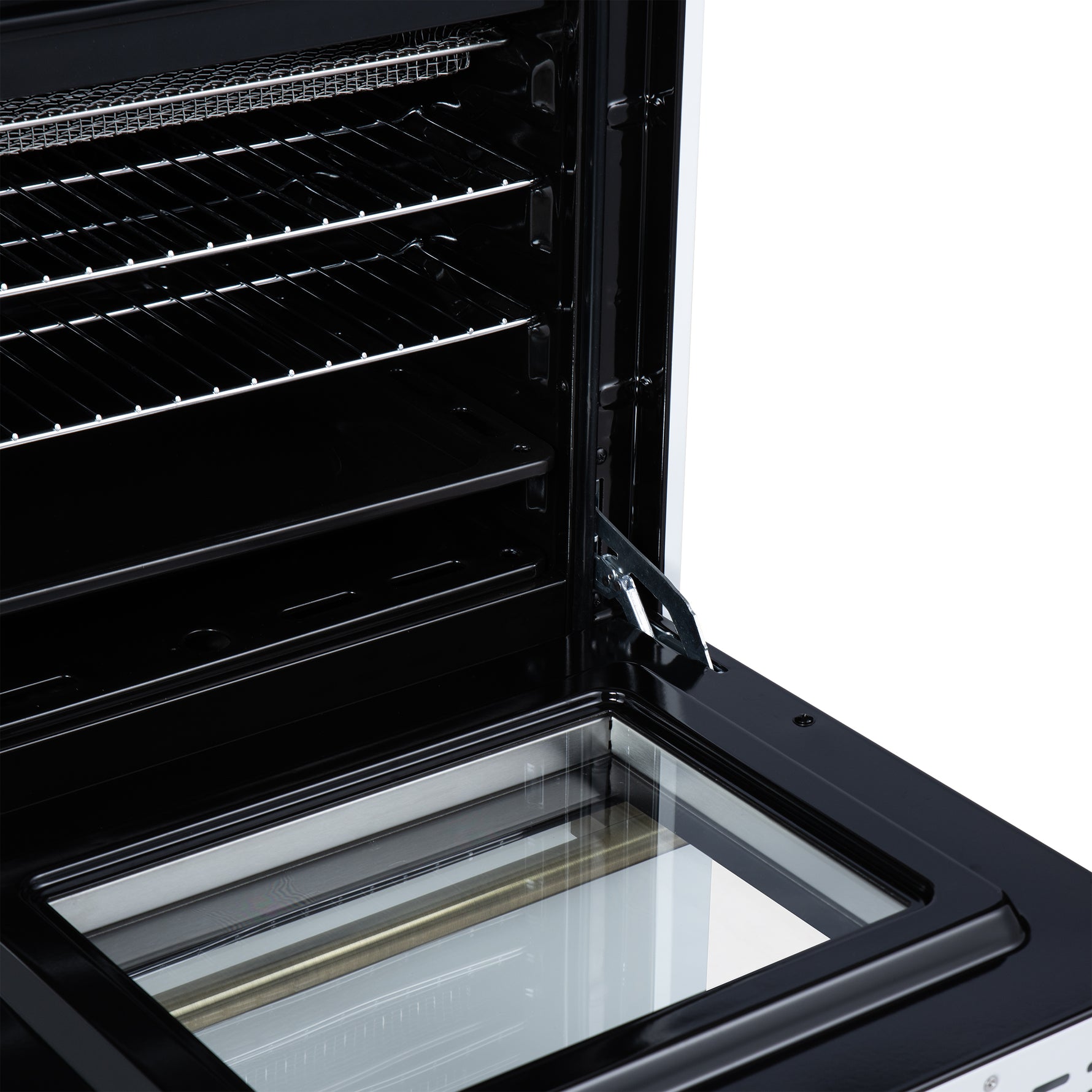Forno Breno 24 Inch Freestanding Gas Range in White with Antique Brass, Compact Design - BonPrix Électroménagers