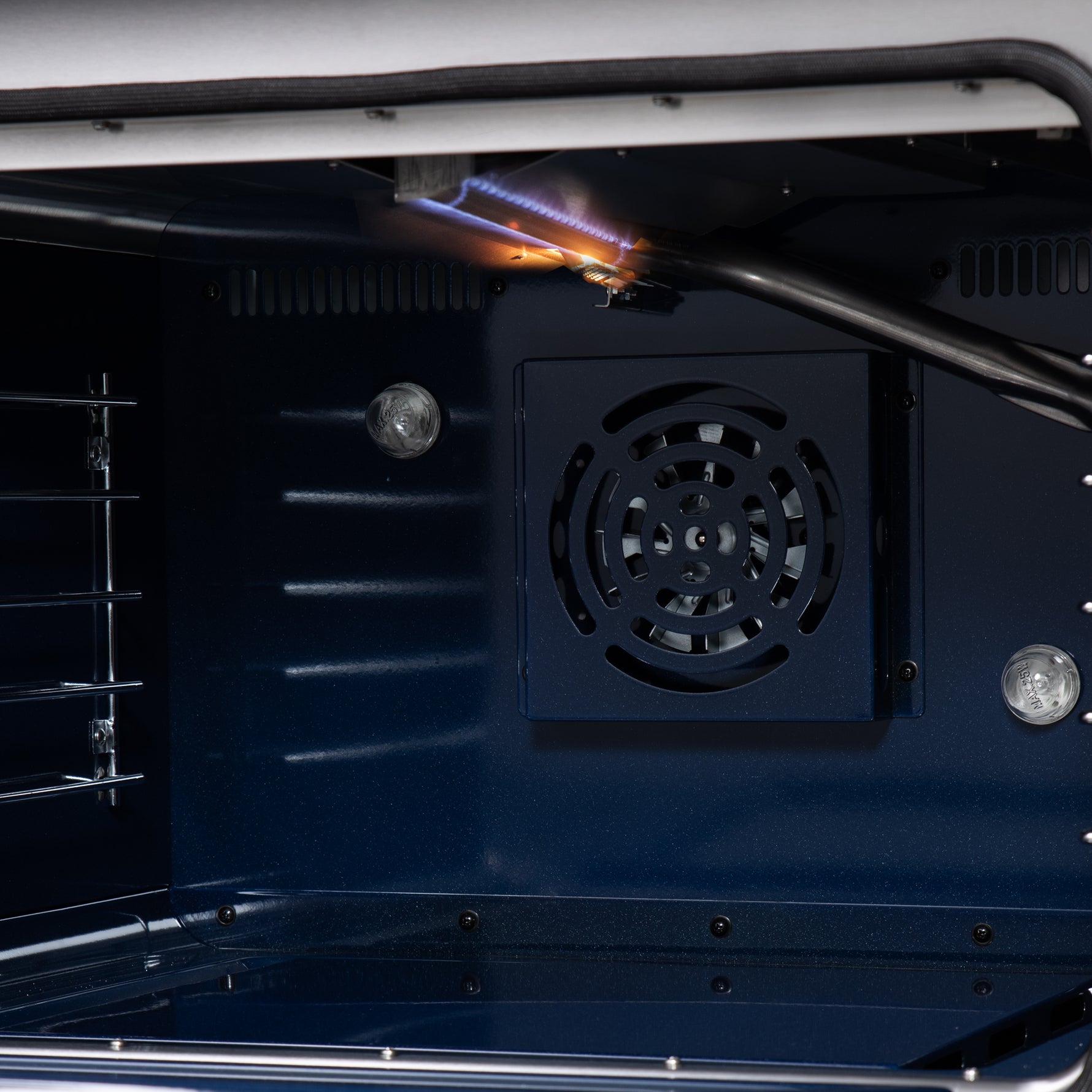 Forno Massimo 48-Inch Black Freestanding Gas Range, 8 Burners, True Convection Oven - BonPrix Électroménagers
