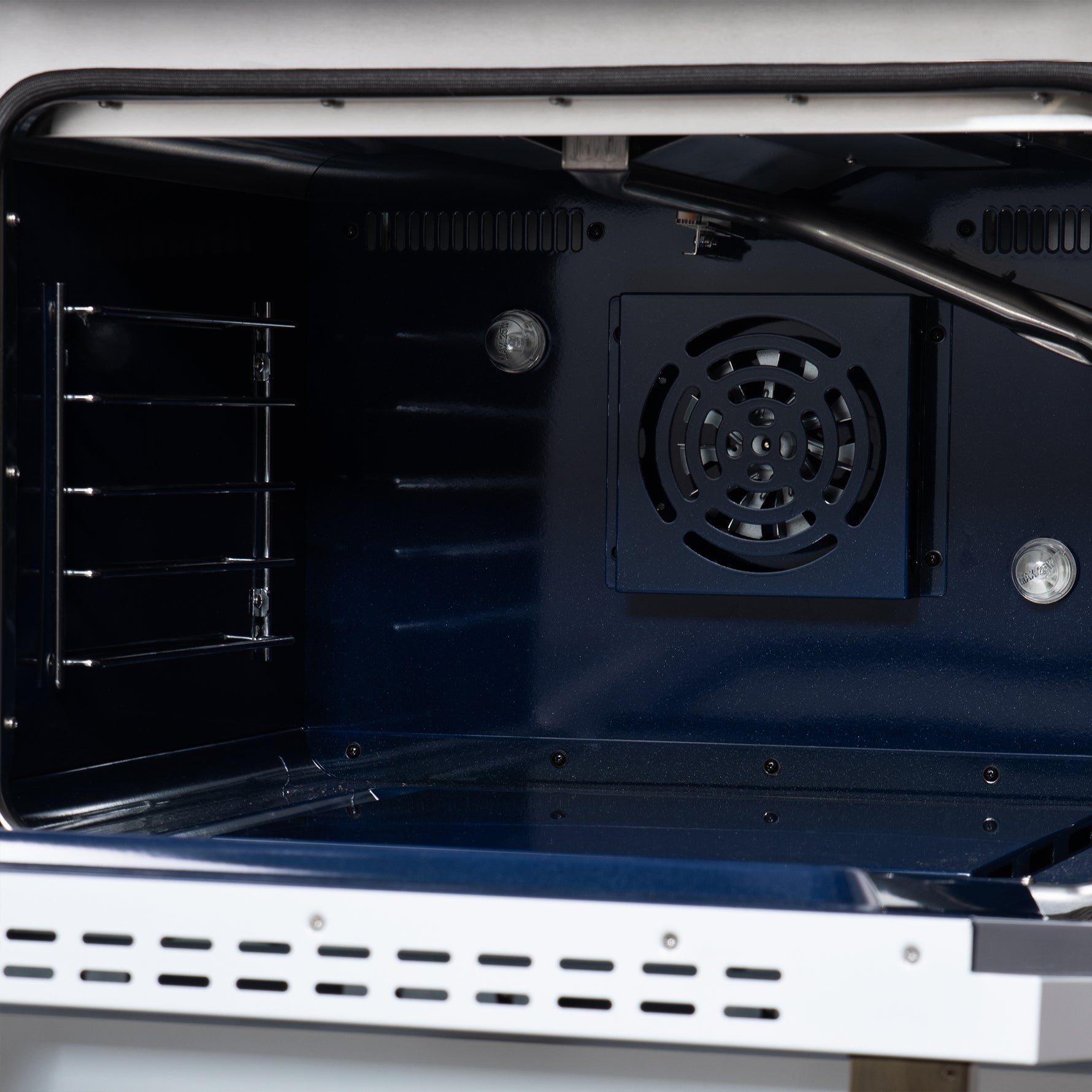 Forno Massimo 48-Inch White Freestanding Gas Range, 8 Burners, True Convection Oven - BonPrix Électroménagers