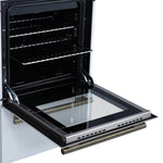 Forno Lamazze 20 Inch Freestanding Gas Range in White, Compact Design - BonPrix Électroménagers