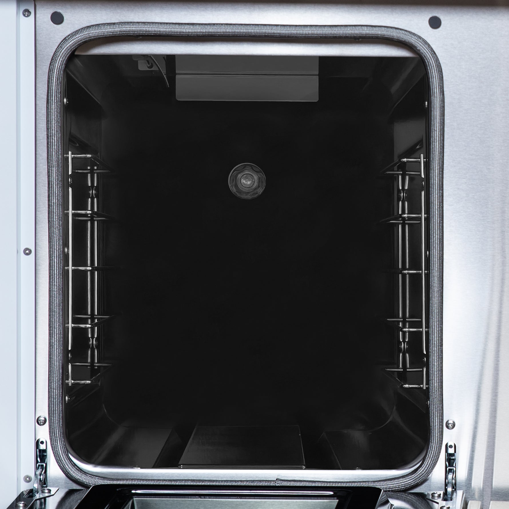 Valente 48" Gas Range in White, 8 Sealed Burnes, 94 000 BTU Cooktop Output, 6.7 Cu.Ft. Double Oven, Telescopic Racks - BonPrix Électroménagers
