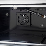 Forno Galiano 36-inch Freestanding Gas Range in Black with Antique Brass Design, 6 Burners, 83,000 BTU, 5.36 cu.ft. Convection Oven - BonPrix Électroménagers