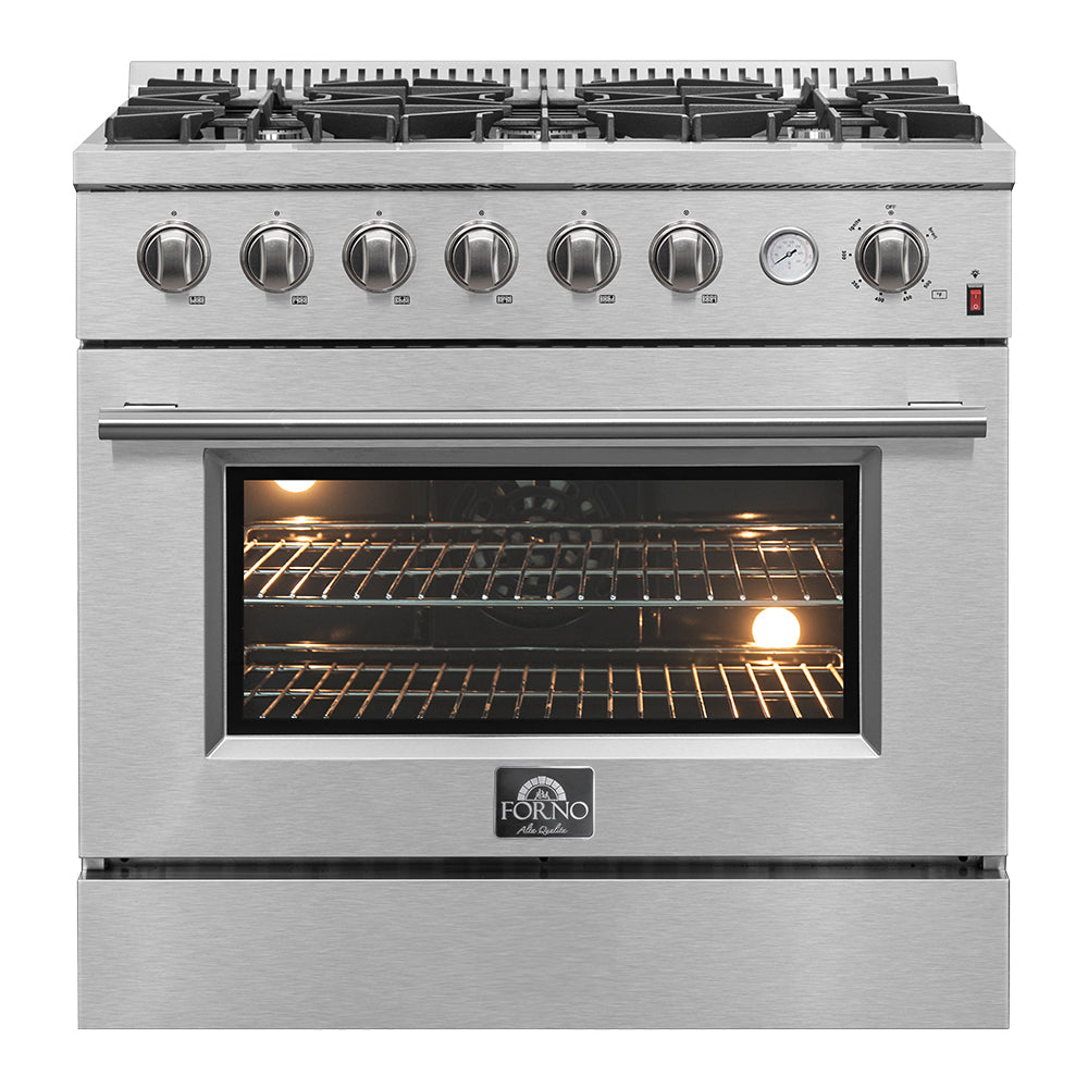 FORNO Premium 3-Piece Kitchen Bundle - 36" Gas Range, French Door Refrigerator, Built-In Dishwasher, Stainless Steel - FBDL-009-01CAUS
FBDL-009-01CAUS - BonPrix Électroménagers