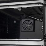 Forno Galiano 30-inch French Door Gas Range Black and Antique Brass Design, 5 Sealed Burners 68,000 BTU,  4.32 cu.ft. Convection Oven - BonPrix Électroménagers
