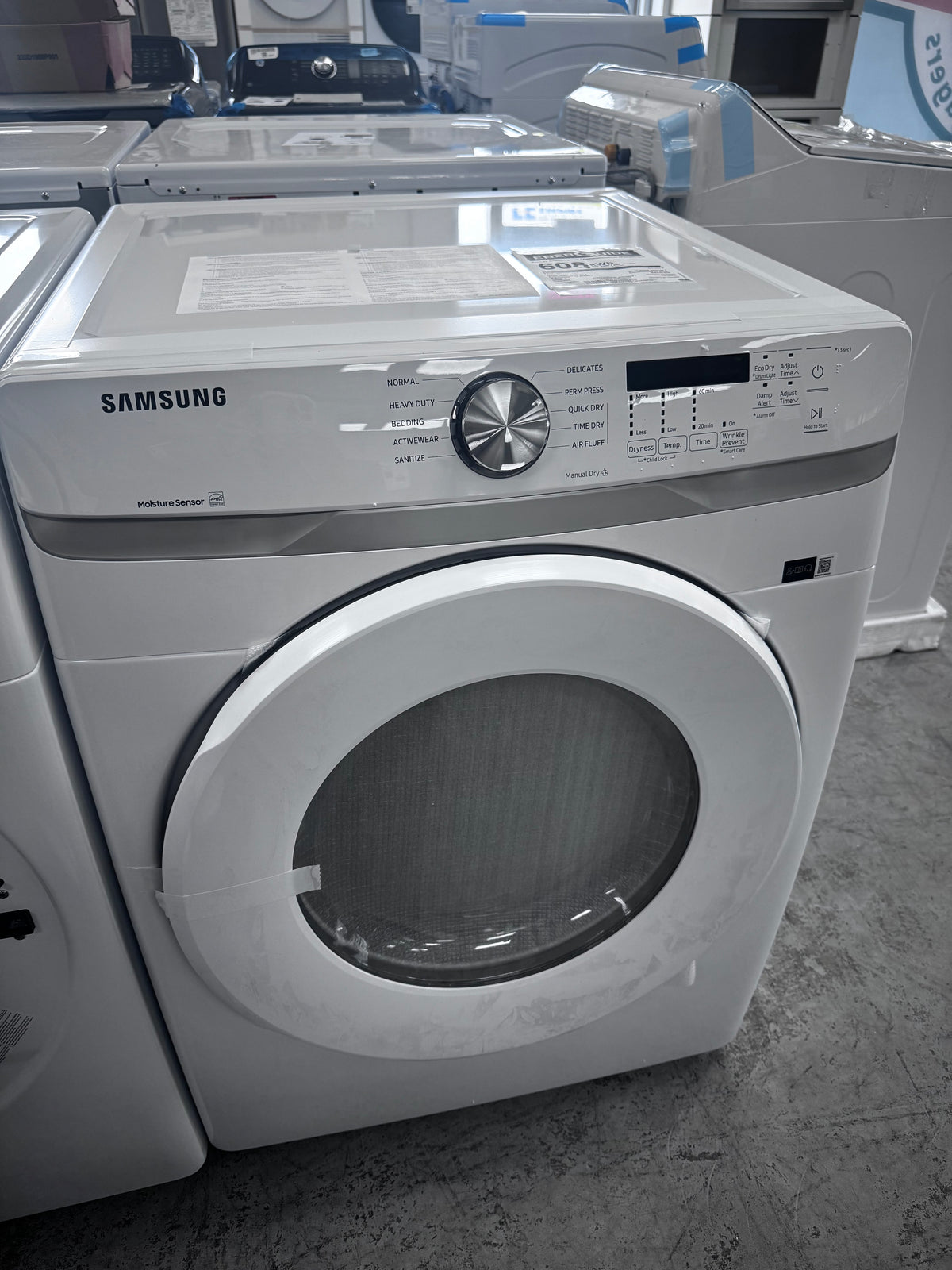 DVE45T6005W - DRYERS - Samsung - Electric - White - Open Box - BonPrix Électroménagers