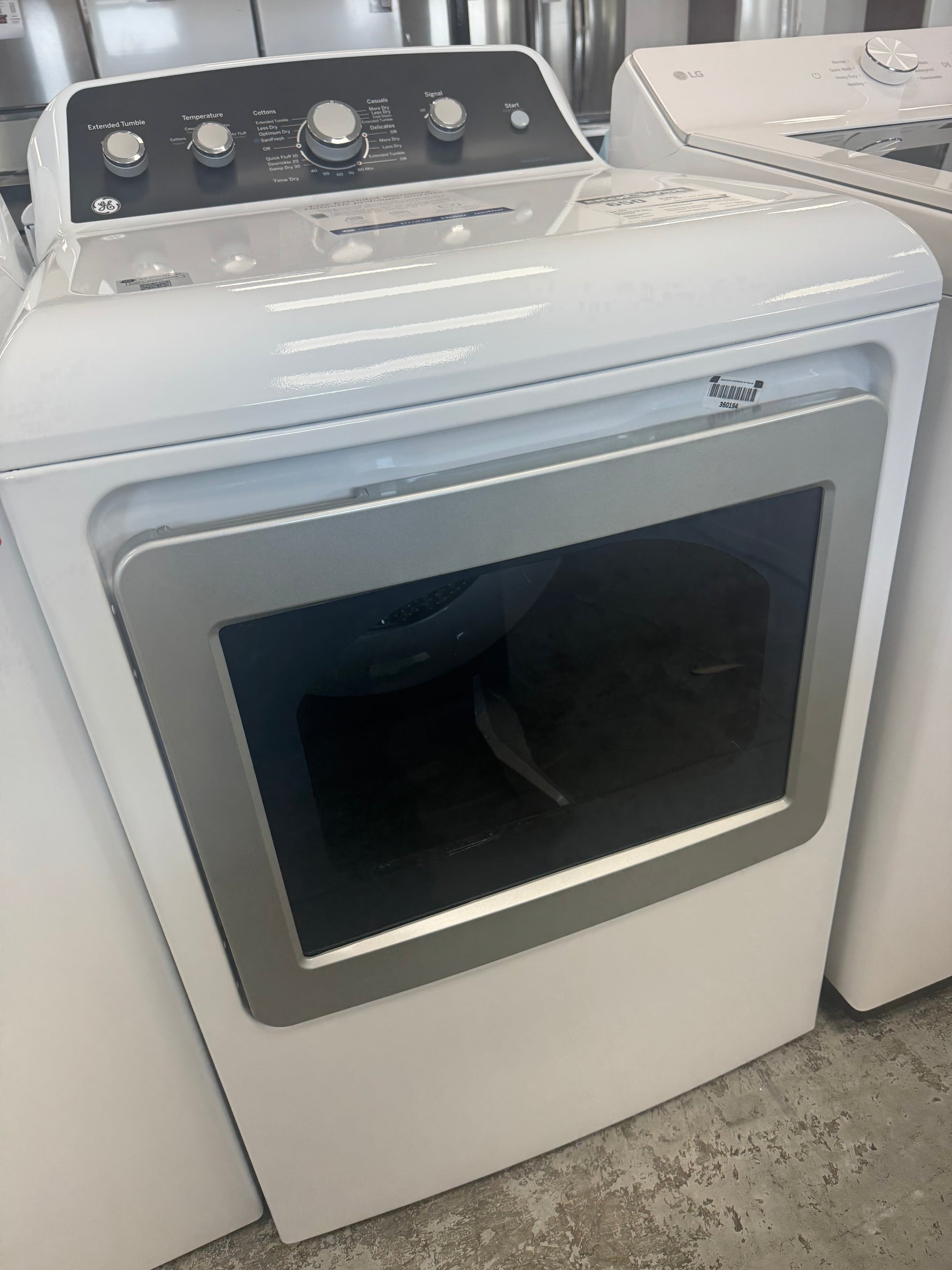 GTD49EBMRWS - DRYERS - GE - Electric - White - Open Box