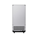 Cristallo 15 Inch Freestanding/Undercounter Ice maker, 66.1 lbs Chewable nugget, 8 kg / 17.6 lbs of ice storage, Black