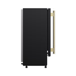 Cristallo 15 Inch Freestanding/Undercounter Ice maker, 66.1 lbs Chewable nugget, 8 kg / 17.6 lbs of ice storage, Black