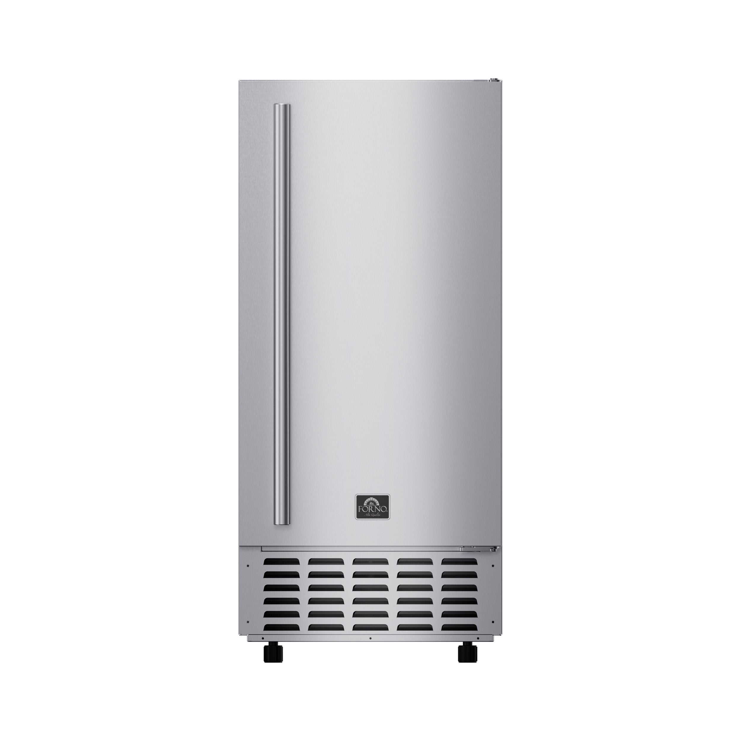 Cristallo 15 Inch Freestanding/Undercounter Ice maker, 66.1 lbs Chewable nugget, 8 kg / 17.6 lbs of ice storage, Stainless steel