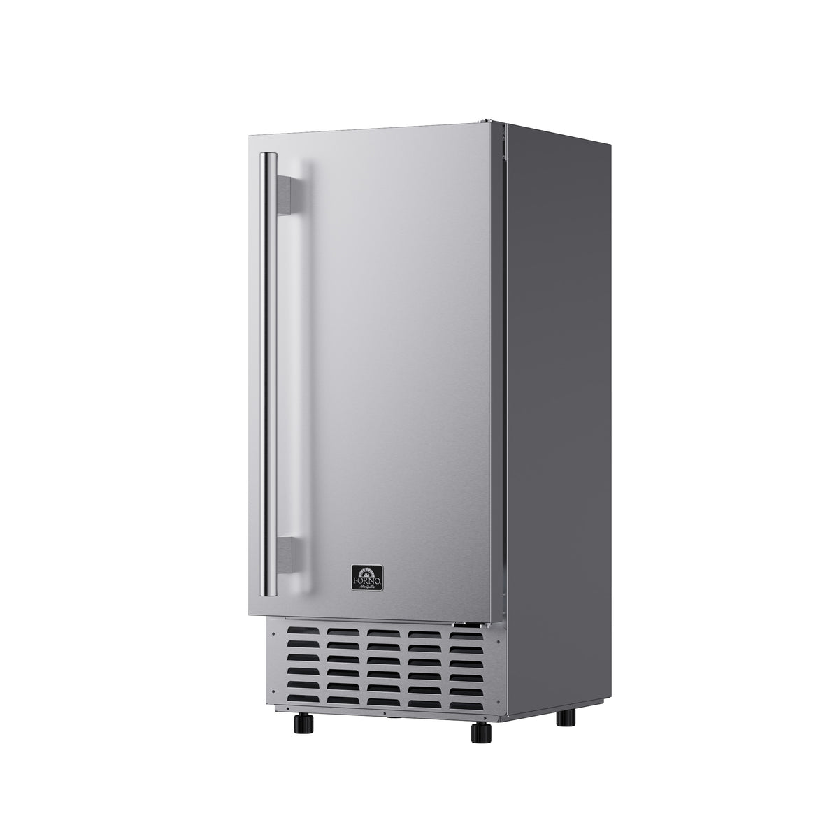 Cristallo 15 Inch Freestanding/Undercounter Ice maker, 66.1 lbs Chewable nugget, 8 kg / 17.6 lbs of ice storage, Stainless steel