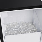 Cristallo 15 Inch Freestanding/Undercounter Ice maker, 79.4 lbs Cubed Ice daily, 12 kg / 26.5 lbs ice bin, Black