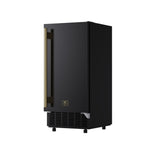 Cristallo 15 Inch Freestanding/Undercounter Ice maker, 79.4 lbs Cubed Ice daily, 12 kg / 26.5 lbs ice bin, Black