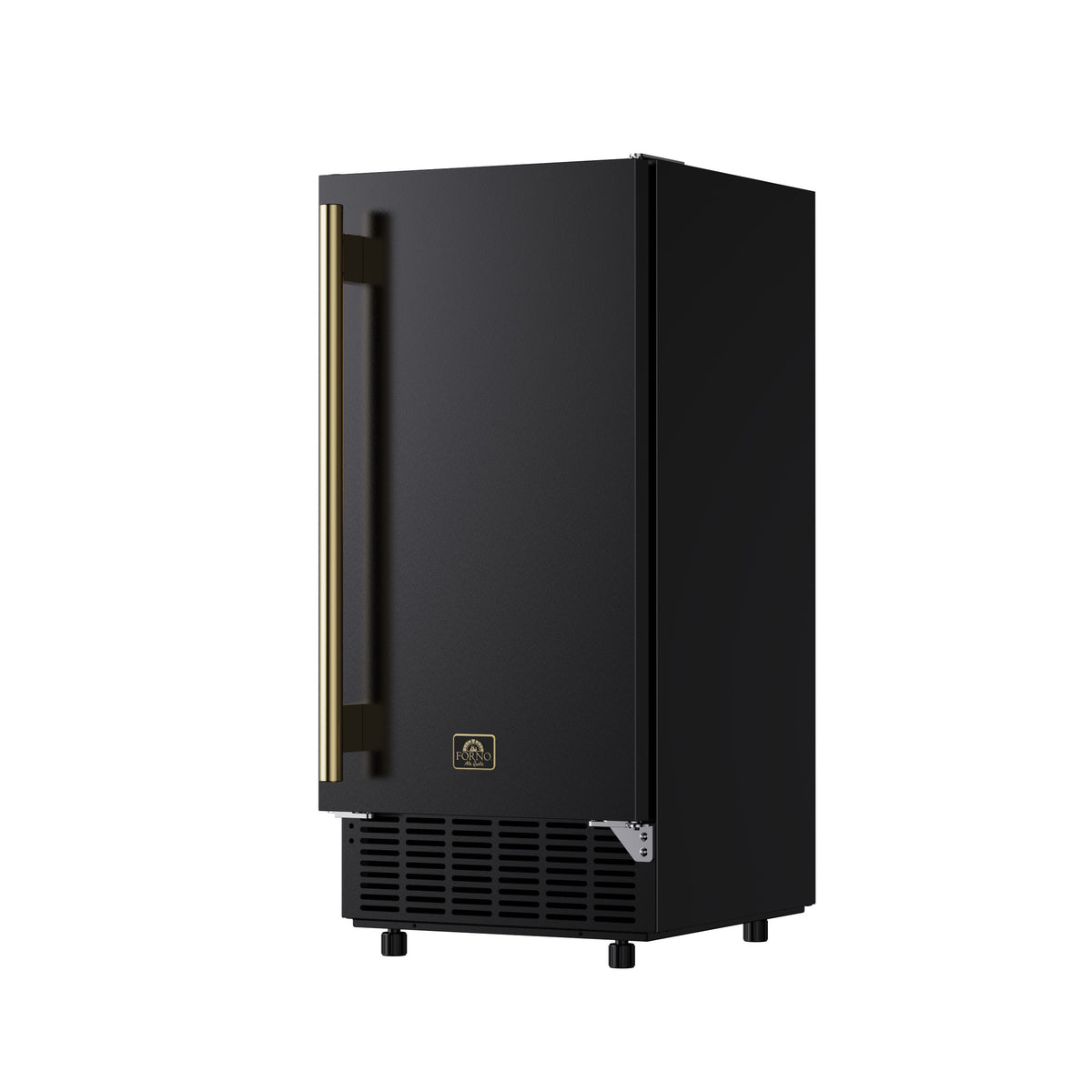 Cristallo 15 Inch Freestanding/Undercounter Ice maker, 79.4 lbs Cubed Ice daily, 12 kg / 26.5 lbs ice bin, Black