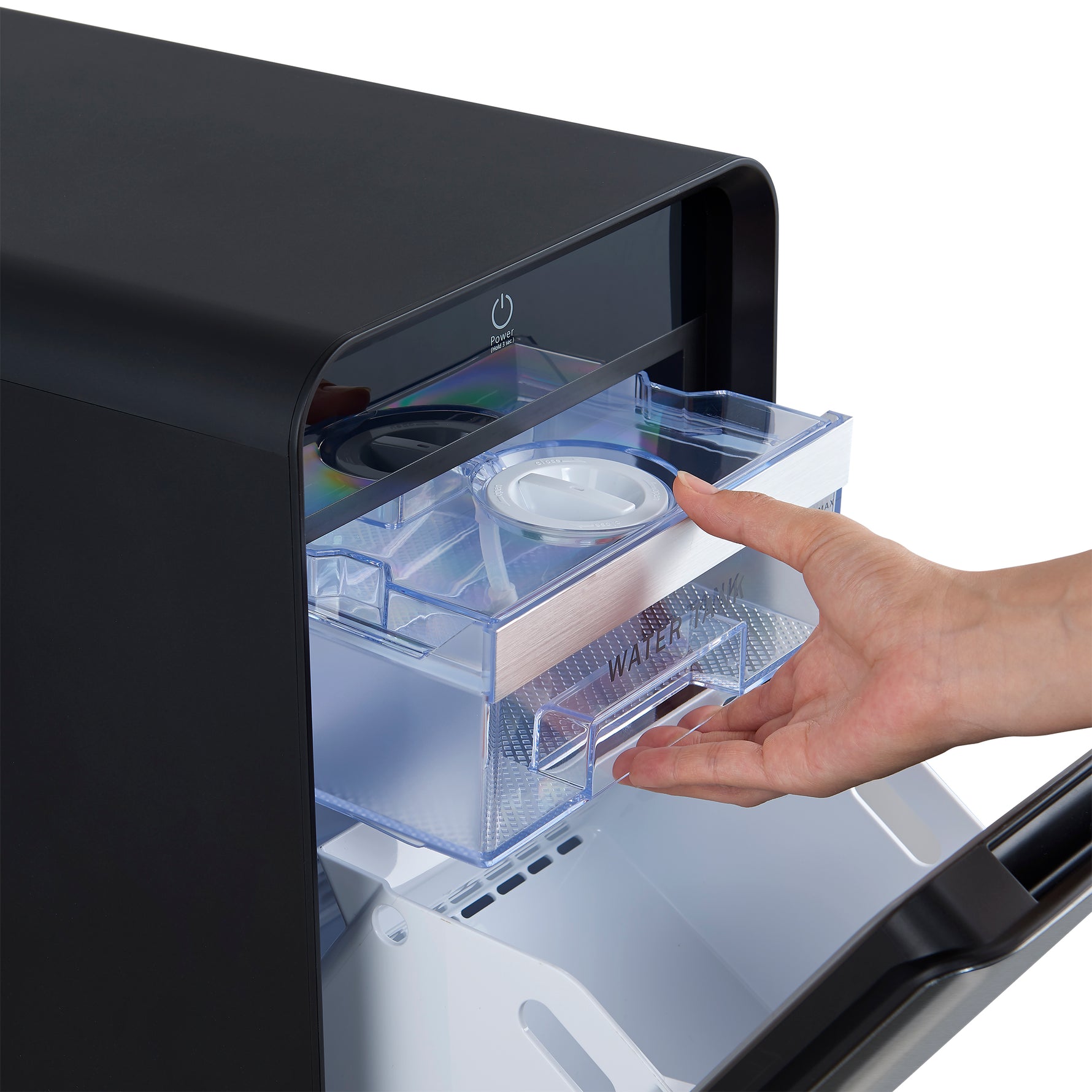 Sferico 11-in Ice Maker, black, 32 clear 2-in slow-melting spheres daily, stores more than 10 balls - BonPrix Électroménagers