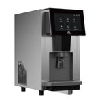 Fresco 14 Inch Countertop Ice Maker & Dispenser, 154 lbs Chewable nugget Ice daily, Self-Clean, Touch Controls, Stainless Steel - BonPrix Électroménagers