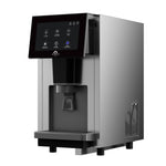 Fresco 14 Inch Countertop Ice Maker & Dispenser, 154 lbs Chewable nugget Ice daily, Self-Clean, Touch Controls, Stainless Steel - BonPrix Électroménagers