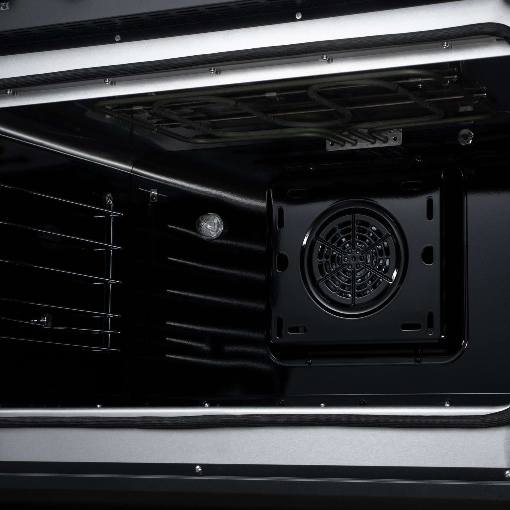 Torino French Door 36 Inch Induction Range with Air Fryer, Air Sous Vide & True Convection, Dual Broiler, Black