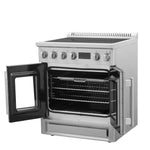 Forno Torino 30 Inch French Door Induction Range with Air Fryer and True Convection Oven - BonPrix Électroménagers