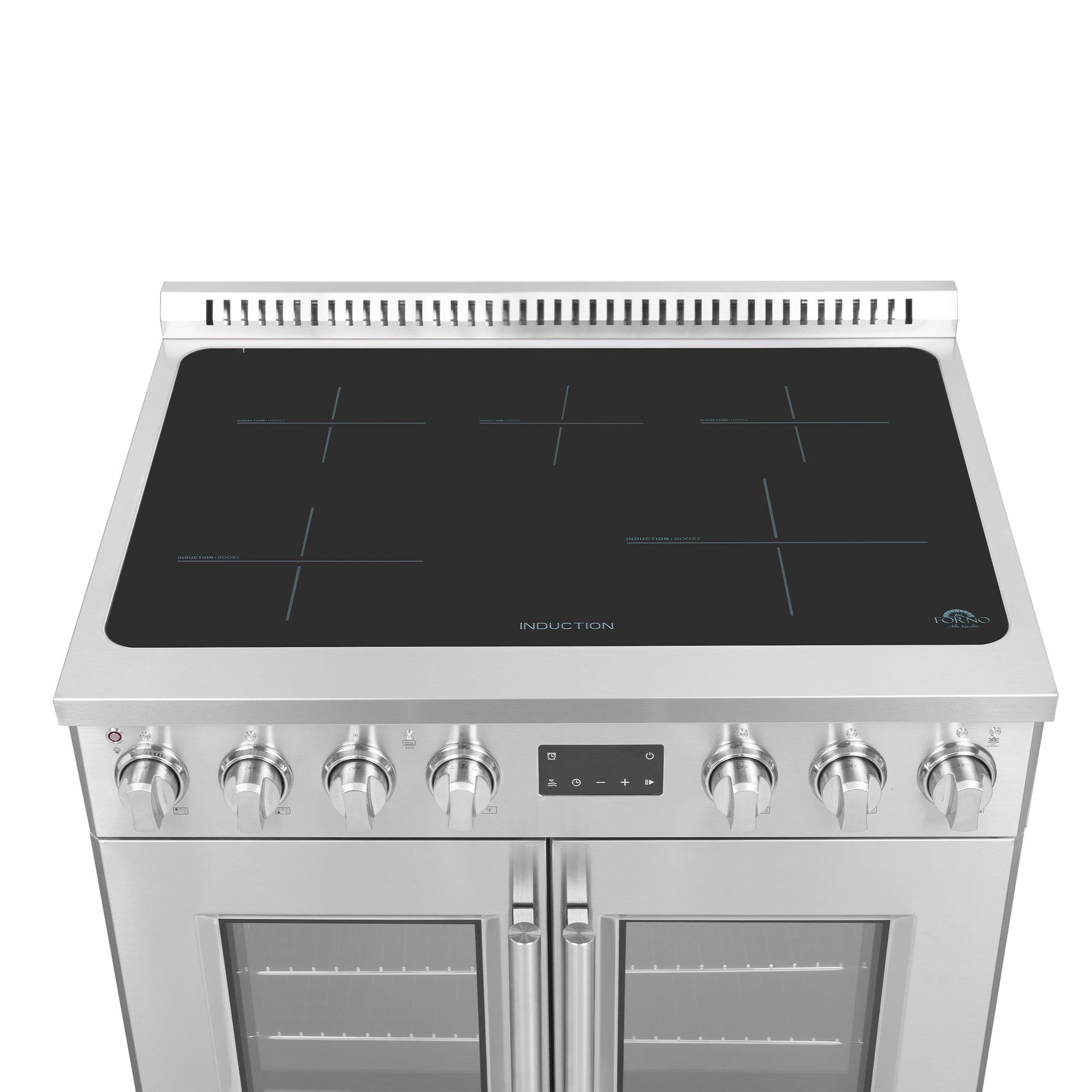 Forno Torino 36 Inch French Door Induction Range with Air Fryer and True Convection Oven - BonPrix Électroménagers