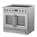 Forno Torino 36 Inch French Door Induction Range with Air Fryer and True Convection Oven - BonPrix Électroménagers