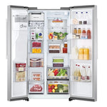 LL27T3530S - REFRIGERATORS - LG - Side by side - Stainless Steel - Open Box - BonPrix Électroménagers