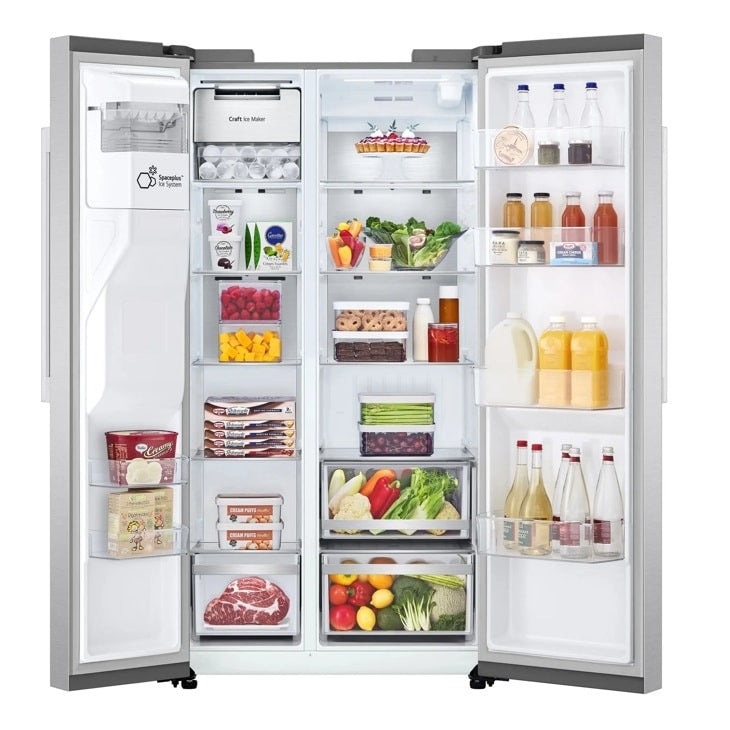 LL27T3530S - REFRIGERATORS - LG - Side by side - Stainless Steel - Open Box - BonPrix Électroménagers
