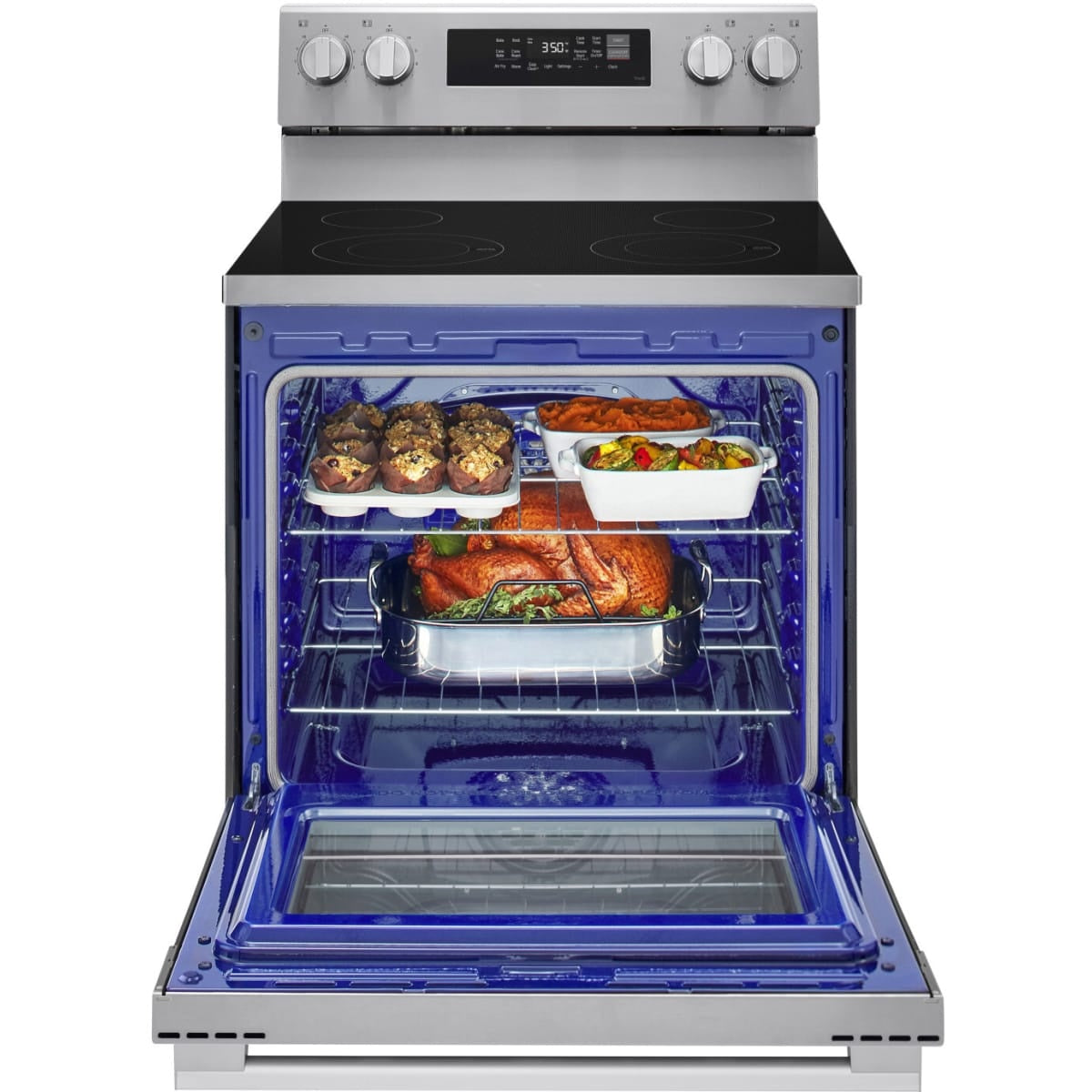 LREN6321YE - RANGES - LG - Electric - Stainless Steel - Open Box - BonPrix Électroménagers