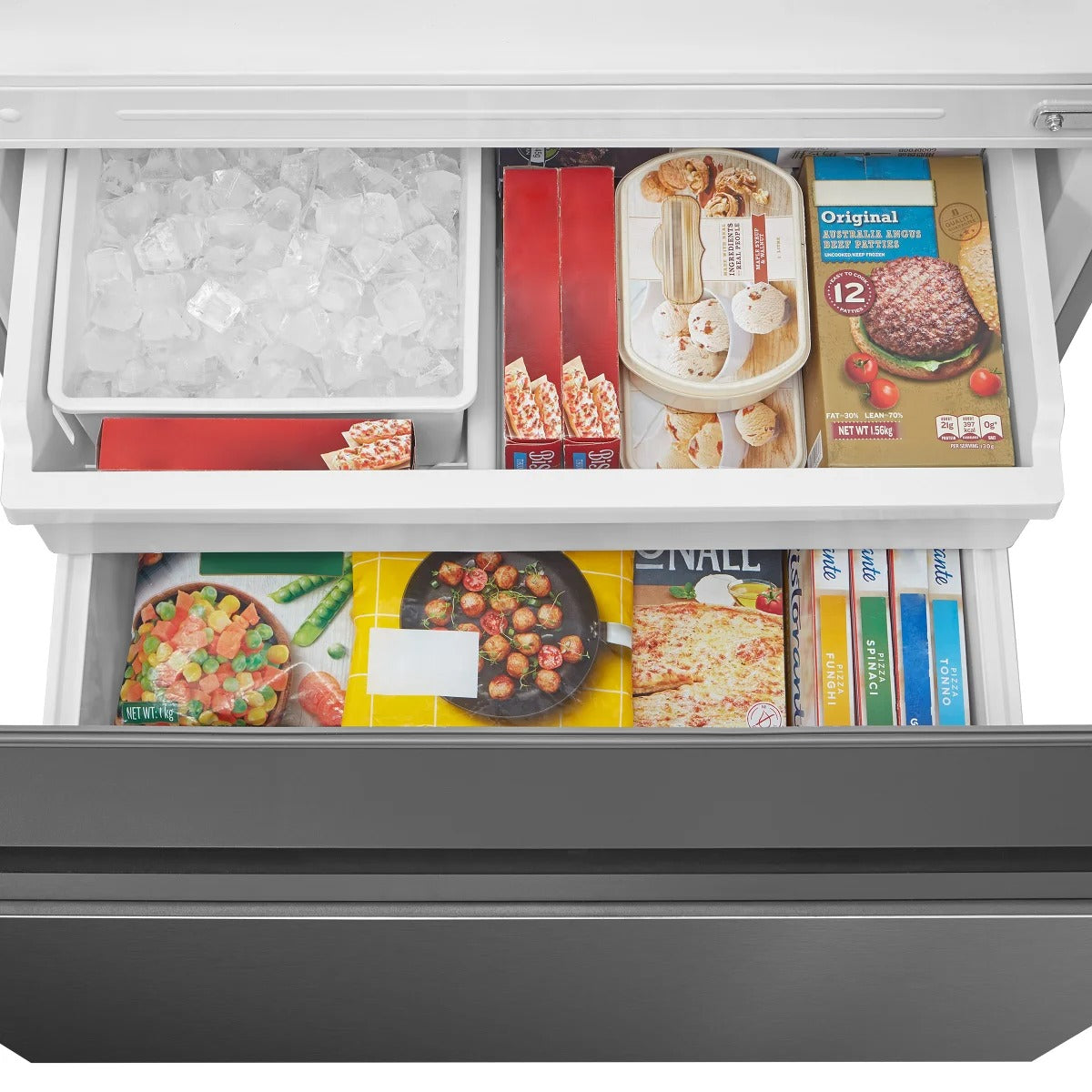 MRB23D5AST - REFRIGERATORS - Midea - Bottom Freezer - Stainless Steel - Open Box - BonPrix Électroménagers