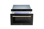 Forno Capoliveri Espresso 24-Inch Microwave Drawer, Black, 1.2 cu.ft, 1500 Watts, Built-In, Touch Control LCD Display, Auto-Touch Open/Close, 11 Power Levels, Sensor Cooking - BonPrix Électroménagers