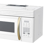 Forno Scalo 30-Inch Over the Range Microwave, White – 1.6 cu.ft, 300 CFM Vent, Touch Control, LED Light